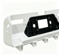 Finition de surface fine, service tout-en-un |   Modèle de main en plastique personnalisé, usinage CNC 5 axes, boîtier de dispositif médical