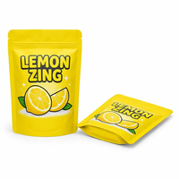 Sachets Mylar personnalisés refermables de 3,5 g, souples au toucher, anti-odeur, imprimés sur mesure pour fleurs, bonbons et produits comestibles