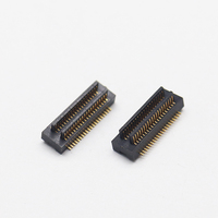 מחבר לוח ללוח 0.5mm המגרש זכר הכפול SMT סוג עמדות 08-100pin ימין זווית צד צימוד כניסת סוג BTB מחברים