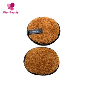 Miss Beauté Exfoliante Visage Nettoyant Doux Maquillage Poudre Éponge Feuilletée <span class=keywords><strong>Coton</strong></span> <span class=keywords><strong>Bio</strong></span> Tampon De Nettoyage - Product Image 2