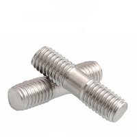 High Tensile 12.9 Grade Metric Stud Bolt Alloy Steel Thread Rod Black Zinc Finish ASTM Standard Left Hand Thread Both Ends