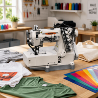 Machine à coudre à point noué informatisée à entraînement direct avec coupe-fil pour nouveaux vêtements tricotés