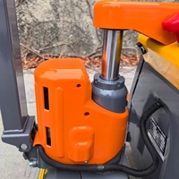 Chariot élévateur électrique de 2 tonnes avec balance intégrée haute précision et imprimante - Transport efficace de marchandises avec pesage