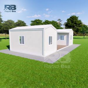 Casa Móvil Portátil Personalizada de Lujo para Hotel, Casa Modular Prefabricada de 20 pies, 2 o <span class=keywords><strong>3</strong></span> Dormitorios, con Techo a Dos Aguas y Baño - Product Image 5