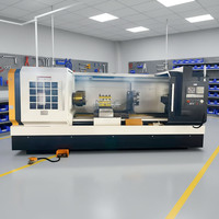 Haute précision CK6180 tour CNC à lit plat grande horizontale robuste 220V numérique pour une capacité de charge élevée