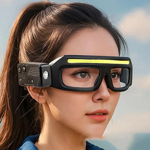 Linterna frontal manos libres con control por sensor de movimiento, 5 modos con luz estroboscópica, 90. Giratorio, recargable por USB-C para ciclismo, pesca y reparaciones - Product Image 1