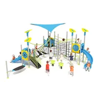 Yeni salıncak set açık oyuncaklar toptan parkı çocuklar oyun kullanılan ticari oyun ekipmanları slayt plastik