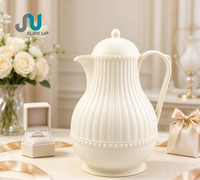 Carafe à café en verre de 1,0 L, sans BPA, étanche à 360°, isolation sous vide, longue conservation de la chaleur, pot thermique pour la maison, cadeau personnalisé pour les fêtes