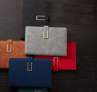 Cadeau de fête des pères journal d'entreprise de luxe personnalisé cahier en cuir ensemble promotionnel et d'affaires avec boîte et stylo pour hommes femmes