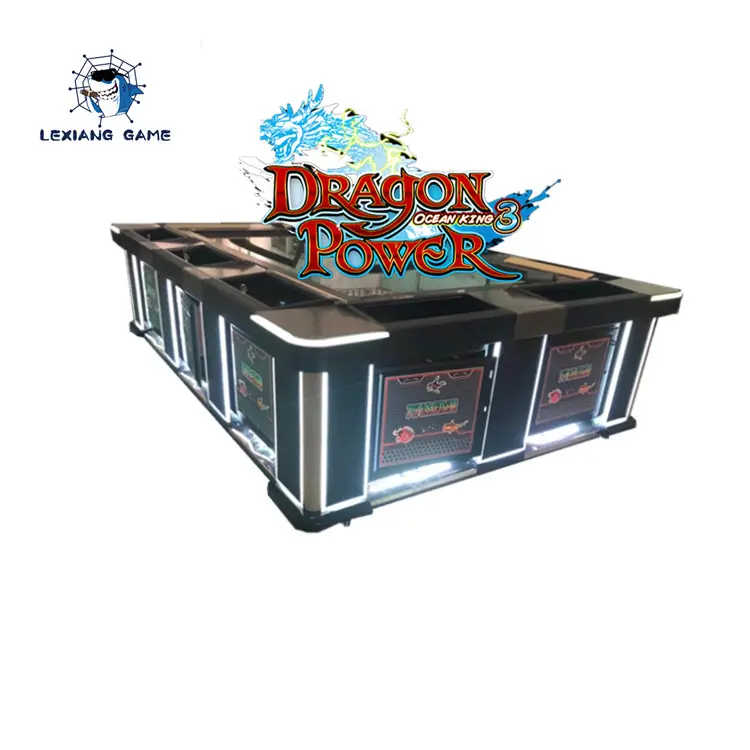 ドラゴンパワーパープルコンクエストアーケードスキルフィッシュゲームマシンフィッシュテーブルシューティングゲームボードキャビネット