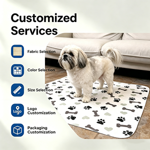 Venta al por mayor suministros de entrenamiento de mascotas personalizado reutilizable lavable absorber almohadilla de orina de entrenamiento de mascotas <span class=keywords><strong>perros</strong></span> almohadillas de orina lavables - Product Image 4