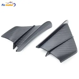 Wholesale Carbon 3M Sticker Universal Motorcycle Fairing Winglet For S1000RR R15 V3 Aerox mt09 mt07