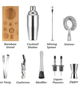 Chuyên nghiệp <span class=keywords><strong>bartender</strong></span> Kit tùy chỉnh thép không gỉ barware thân thiện với môi bền kim loại thiết kế Wine Shaker cup Bar công cụ - Product Image 2