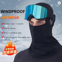Masque facial balaclava personnalisé pour l'hiver, protection UV, coupe-vent, pour les sports de plein air, la pêche, le ski, couvre-tête intégral