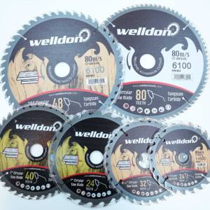 WELLDON Tct пильный диск для циркулярной пилы для резки дерева и алюминия 4 ''5'' 40 зубьев - Product Image 2