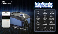 Xhorse Key Reader Blade Skimmer Key Bitting Identification Device funciona con Xhorse APP XDKR00 Key Reader