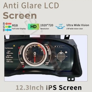 แผงหน้าปัดดิจิตอลสำหรับ Toyota Land Cruiser Prado 120 ปี 2004-2009 พร้อม GPS มาตรวัดความเร็ว LCD จอแสดงผลเสมือนจริง นาฬิกา - Product Image 6