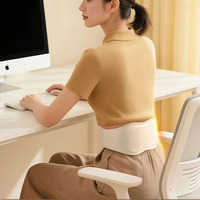 Ceinture de massage vibrante chauffante électrique LEMESY 2026 pour soulager les douleurs lombaires, du dos et de l'abdomen – Ceinture de massage Shiatsu chauffante