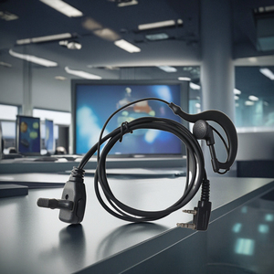 K Tai Nghe Với Ptt 3.5Mm Giao Diện Hai-Chiều Đài Phát Thanh Walkie Talkie Tương Thích Có Dây Âm Nhạc Tai Nghe & Tai Nghe - Product Image 4