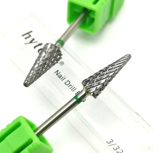 HYTOOS <strong>Cone</strong> Carbide Nail <strong>Drill</strong> <strong>Bit</strong> 3/32" Milling Cutter for Manicure Rotary Burr Nail <strong>Bits</strong> Electric <strong>Drill</strong> Accessories Tool - Product Image 5
