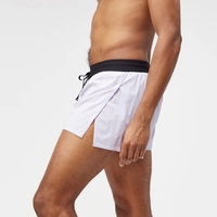Pantalones Cortos Deportivos para Hombre 2 en 1 con Forro, Cintura Alta, Bolsillos y Diseño Dividido para Correr