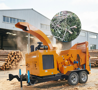 Broyeur de bois 5TPH à performance fiable avec port de contrôle de la poussière pour environnement d'atelier intérieur