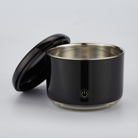 Nettoyeur ultrasonique électrique mini portable certifié CE 130 ml pour usage domestique, nettoyeur de gouttières, de bijoux et d'aligneurs dentaires OEM