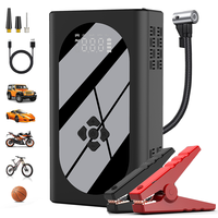 37000mWh Popular Jump Starter with 150PSI Air Compressor Car Battery Jump Starter with Auto Tire Inflator Pump