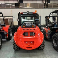 Mini chariot élévateur diesel robuste 4x4 tout-terrain pour travaux de construction