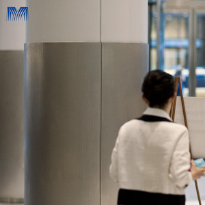 Wholesale Modern Fashion <strong>Aluminum</strong> Wall <strong>Cladding</strong> Curved Design Metal Facade Profile Decoration Column Panel for Architectural - Product Image 4