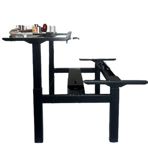 Marco de mesa de metal Patas ajustables con mecanismos de altura de actuador lineal - Product Image 1