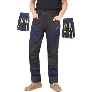 Pantalones de Trabajo <span class=keywords><strong>Cargo</strong></span> de Cordura con Múltiples Bolsillos Ropa de Trabajo para <span class=keywords><strong>Hombre</strong></span> con Doble Rodillera - Product Image 5