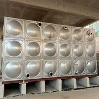 Prix bon marché 50000 litres grand réservoir d'eau en acier inoxydable de qualité alimentaire pour le stockage de l'eau potable