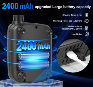 <span class=keywords><strong>Douche</strong></span> portable améliorée pour le <span class=keywords><strong>camping</strong></span>, affichage LED IPX8, pompe de <span class=keywords><strong>douche</strong></span> rechargeable pour l'extérieur, pour la randonnée - Product Image 2