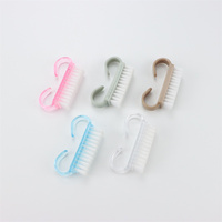 Brosse à poussière pour ongles en forme de corne, haute qualité, très vendue, outil de nettoyage des ongles