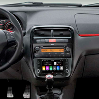 Système GPS de voiture sans fil Carplay Android Auto WiFi Bluetooth Aux Radio FM Lecteur MP5 pour Fiat Punto Autoradio Stéréo