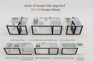 YHI YUNHAI 120TR <span class=keywords><strong>EXP</strong></span> BA 2.0 Ultra-Fino Tampa de Drenagem Magnética para Aquário de Recifes - Product Image 6