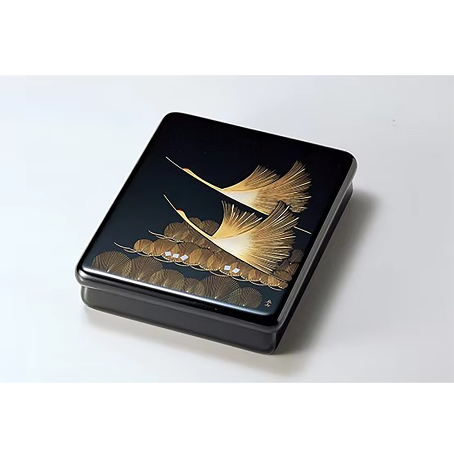 Gifts Collectible Echizen Lacquerware Interior Craft Arts Boxes Supplies For Sale