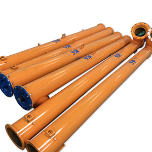 Convoyeur spiralé 219 mm durable à vitesse réglable incliné pour travaux de construction - Product Image 1