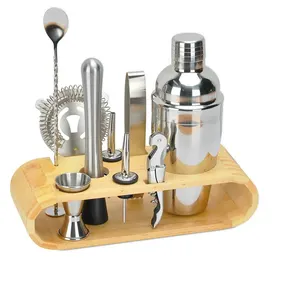 Set per Cocktail Shaker, Kit Set da Cocktail da 550 ml con supporto, Kit per Bartending perfetto regalo per la casa