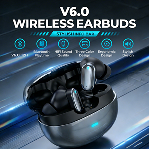 Nuevos Auriculares Intrauditivos K60 Mini TWS, Sonido de Alta Fidelidad, Auriculares Estéreo Inalámbricos, BT 6.0, Más Vendidos, Auriculares con Llamadas Nítidas - Product Image 6