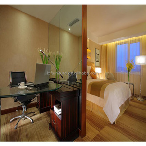Juego de Dormitorio Doble Personalizado para Hotel, Fabricación Directa de Fábrica, Entrega Rápida, Precio al por Mayor, Cama Doble Tapizada en MDF y Madera con Ropa de Cama - Product Image 4