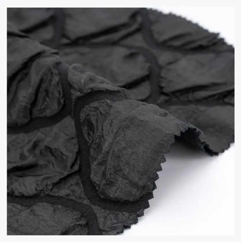 Müslüman kadınlar İslami kumaş için resmi siyah parlak Abaya kumaş malzemeler