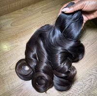 Cabello Camboyano Virgen Listo para Enviar, Cabello Natural sin Procesar con Cutícula Alineada, Cabello Camboyano con Ondas Naturales, Paquetes de Cabello Rubio Virgen