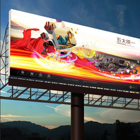 P4 P6 P8 P10 Dış Mekan Yüksek Parlaklıklı Su Geçirmez Dış Mekan Led Video Duvar Reklam Ekran Paneli Billboard