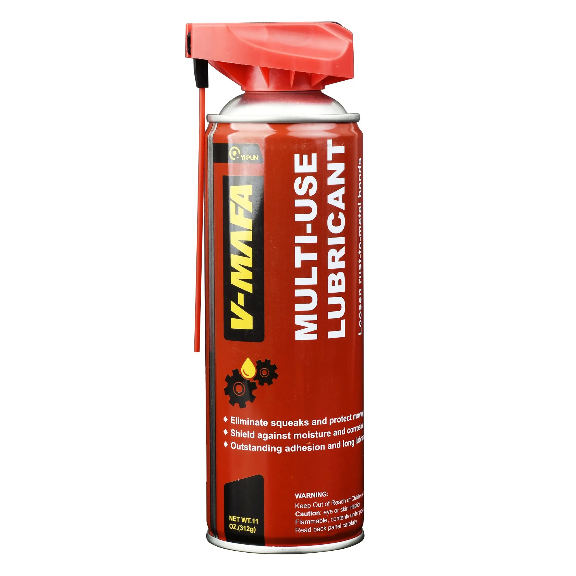 Low Moq 450Ml 500Ml Hoge Kwaliteit Duurzaam Gebruik Smeermiddel Olie Spray Voor Auto Multi-Use Smeermiddel