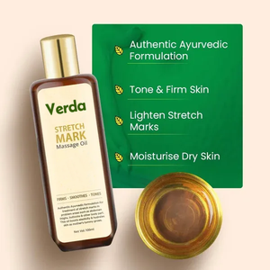Huile réparatrice pour vergetures Amla de marque de distributeur Huile de massage réparatrice organique pour cicatrices et tissus cutanés endommagés Huile de massage anti-vergetures - Product Image 2