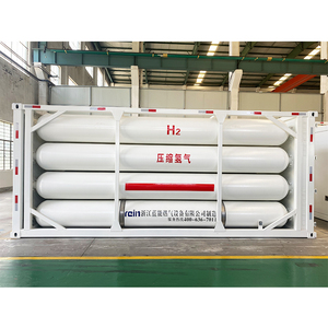20 Feet <span class=keywords><strong>ISO</strong></span> Ống <span class=keywords><strong>Gas</strong></span> Ống <span class=keywords><strong>Gas</strong></span> Helium Trượt <span class=keywords><strong>Container</strong></span> Hydrogen Ống Trailer Skid - Product Image 1