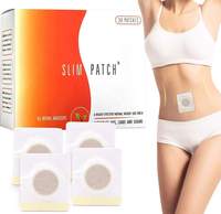 Patch Minceur Herbal Chinois Naturel pour Ventre Plat et Corps Parfait, Brûle-Graisse pour Nombril