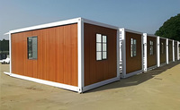 Maison Modulaire en Acier Prélaqué Effet Bois pour Bureau de Chantier et Dortoir – Fabrication Sur Mesure, Assemblage Simple